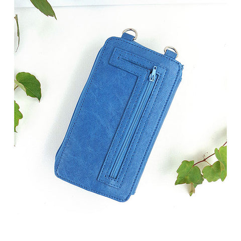 LAVISHY sea otter & starfish applique vegan cell phone bag/wallet