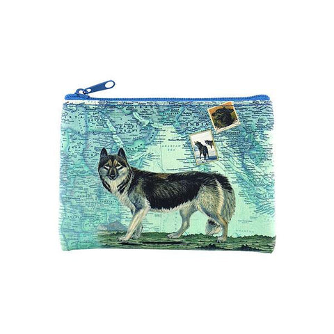 Online shopping for vegan brand LAVISHY's vintage style wolf print vegan coin purse. Great for everyday use, fun gift for animal loving family & friends. Wholesale at www.lavishy.com for gift shops, clothing & fashion accessories boutiques, book stores in Canada, USA & worldwide since 2001.