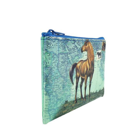 Online shopping for vegan brand LAVISHY's vintage style horse print vegan coin purse. Great for everyday use, fun gift for animal loving family & friends. Wholesale at www.lavishy.com for gift shops, clothing & fashion accessories boutiques, book stores in Canada, USA & worldwide since 2001.