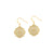 LAVISHY silver and gold plated delicate intricate filigree earrings