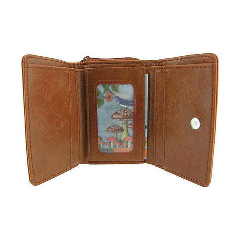 Online shopping for vegan brand LAVISHY's Eco-friendly cruelty free embossed goldfish vegan small/trifold wallet for women. Great for everyday use, gift for family & friends. Wholesale at www.lavishy.com for gift shops, fashion accessories & clothing boutiques, book stores in Canada, USA & worldwide.