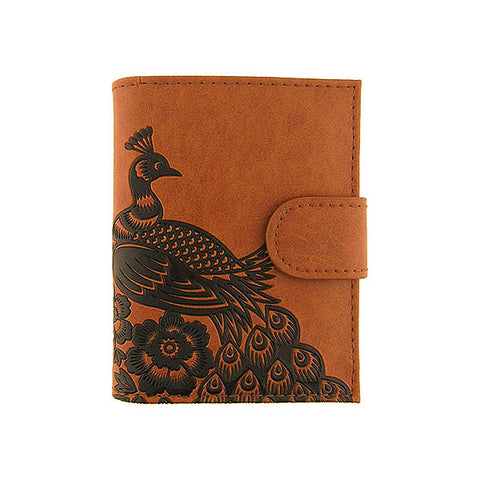 LAVISHY Eco-friendly cruelty free embossed peacock vegan medium wallet for women. Great for everyday use, a beautiful gift for family & friends. Wholesale at www.lavishy.com for gift shops, fashion accessories &d clothing boutiques, book stores in Canada, USA & worldwide since 2001.