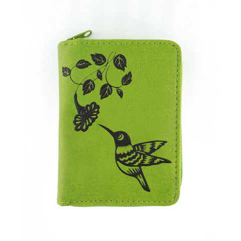 Online shopping for vegan brand LAVISHY's Eco-friendly cruelty free embossed hummingbird vegan medium wallet for women. Great for everyday use, a beautiful gift for family & friends. Wholesale at www.lavishy.com for gift shops, fashion accessories &d clothing boutiques, book stores in Canada, USA & worldwide since 2001.