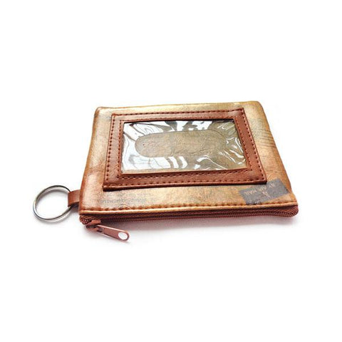 vegan brand LAVISHY's unisex key ring coin purse with vintage style beaver illustration on the old map background print. Great for everyday use, travel & gift for friends & family. Wholesale at www.lavishy.com for gift , fashion accessories & clothing boutiques, book stores worldwide since 2001.
