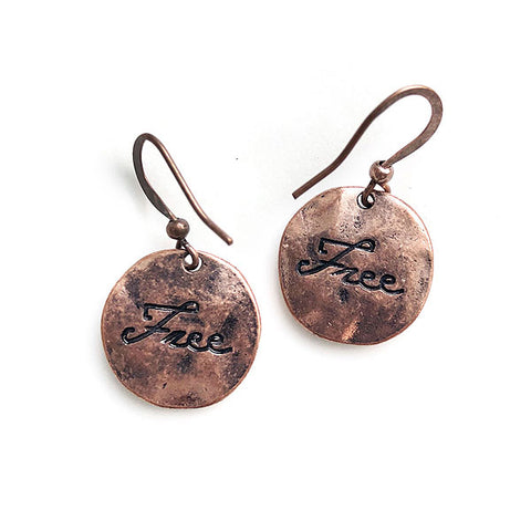 LAVISHY handmade vintage style free bird earrings