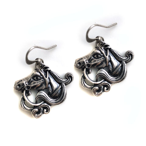 LAVISHY handmade vintage style horse earrings