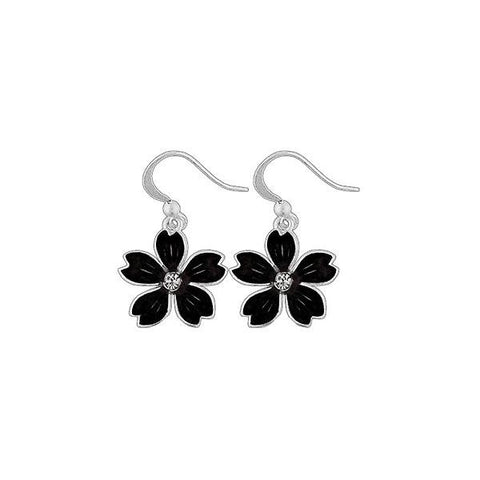 Online shopping for PETA approved vegan brand LAVISHY's unique, beautiful, affordable handmade earrings feature cherry blossom flower pendants with enamel and rhinestone accent. A thoughtful gift for you or your girlfriend, wife, co-worker, friend & family. Wholesale at www.lavishy.com with many unique & fun fashion jewelry.