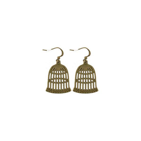 Online shopping for PETA approved vegan brand LAVISHY's unique, beautiful, affordable & meaningful handmade vintage style bird cage earrings. A thoughtful gift for you or your girlfriend, wife, co-worker, friend & family. Wholesale at www.lavishy.com with many unique & fun fashion jewelry.
