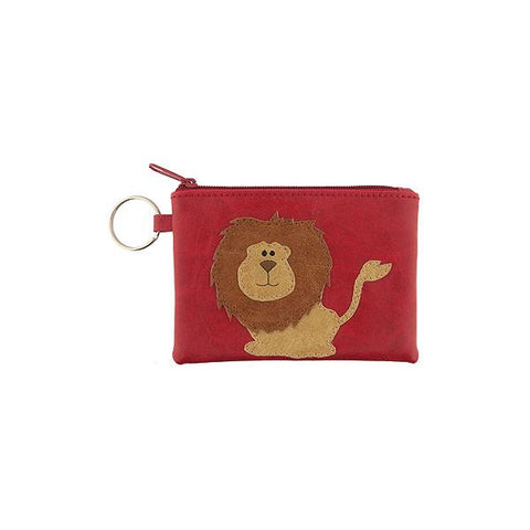 Online shopping for vegan brand LAVISHY's playful applique vegan key ring coin purse with adorable lion applique. Great for everyday use, fun gift for family & friends. Wholesale at www.lavishy.com for gift shop, clothing & fashion accessories boutique, book store in Canada, USA & worldwide since 2001.