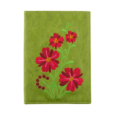 vegan brand LAVISHY's Eco-friendly, ethically made, cruelty free passport cover with flower embroidery. Wholesale available at www.lavishy.com along with other unique & fun vegan fashion accessories for retailers like gift shops, fashion accessories & clothing boutiques.