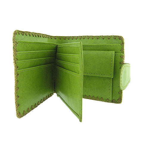 LAVISHY embroidered Hungarian flower medium bifold wallet for women that is Eco-friendly, ethically made, cruelty free. Great for everyday use or a gift for your family & friends. Wholesale at www.lavishy.com