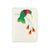 LAVISHY Eco-friendly embroidered hummingbird & flower vegan cardholder
