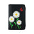 LAVISHY Eco-friendly embroidered daisy flower & ladybug vegan cardholder