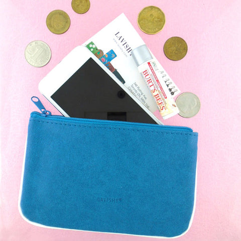 LAVISHY fox mama & baby embroidered vegan small pouch/coin purse that is Eco-friendly, ethically made, cruelty free. Great for everyday use or a gift for your family & friends. Wholesale at www.lavishy.com