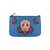 Online shopping for LAVISHY  Mexican day of the dead sugar skull & rose flower  embroidered vegan small pouch/coin purse that is Eco-friendly, ethically made, cruelty free. Great for everyday use or a gift for your family & friends. Wholesale at www.lavishy.com to gift shops, fashion accessories & clothing boutiques worldwide since 2001.