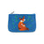 Online shopping for vegan brand LAVISHY's fox mama & baby embroidered vegan small pouch/coin purse that is Eco-friendly, ethically made, cruelty free. Great for everyday use or a gift for your family & friends. Wholesale at www.lavishy.com to gift shops, fashion accessories & clothing boutiques worldwide since 2001.
