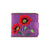 LAVISHY Eco-friendly poppy flower embroidered vegan bifold medium wallet for women. This purple wallet is great for everyday use, lovely gift idea for family & friends especially for people who love Ukraine. Online shopping at LAVISHY BOUTIQUE. Wholesale at www.lavishy.com