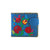 LAVISHY Eco-friendly bohemian style Hungarian flora pattern embroidered vegan bifold medium wallet for women. This blue wallet is great for everyday use, lovely gift idea for family & friends especially for people who celebrate Hungary & Hungarian culture or just love flowers. Online shopping at LAVISHY BOUTIQUE. Wholesale at www.lavishy.com