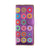 LAVISHY Eco-friendly bohemian style flower pattern embroidered vegan large flat wallet for women-purple wallet.
