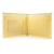 Golden leaf print medium flat wallet for teens and tweens