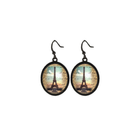 Online shopping for LAVISHY handmade vintage style Paris Eiffel Tower earrings. Great gift idea for friends & family. Wholesale at www.lavishy.com to gift shops, clothing & fashion accessories boutiques, book stores in Canada, USA & worldwide.