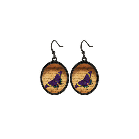 LAVISHY vintage style handmade butterfly earrings