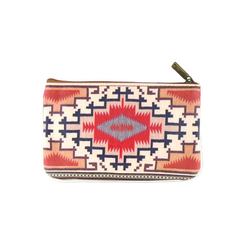 Mlavi Balkan textile pattern print vegan small pouch/coin purse for everyday use or as gift. Wholesale at www.mlavi.com
