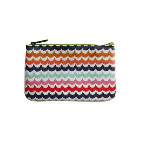 Mlavi beautiful Mexican textile pattern print small pouch/coin purse made with Eco-friendly & cruelty free vegan materials.  Great for every use or as gift for family & friends. Wholesale at www.mlavi.com for gift shops, clothing & fashion accessories boutiques worldwide.