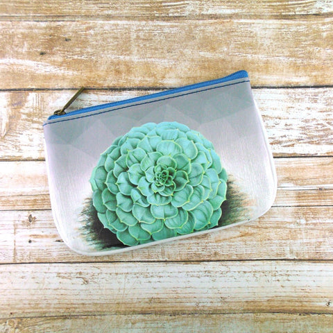 Mlavi Succulent print small pouch/coin purse wholesale at www.mlavi.com