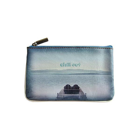Eco-friendly, cruelty-free, ethically made vegan leather small pouch/coin purse with poetic photography & inspiration quote print by Mlavi Studio. Wholesale available at www.mlavi.com for gift shops, fashion accessories & clothing boutiques, book stores, souvenir shops in Canada, USA & worldwide.