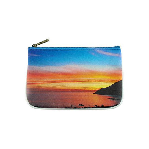 Eco-friendly, cruelty-free, ethically made vegan leather small pouch/coin purse with poetic photography & inspiration quote print by Mlavi. Wholesale at www.mlavi.com