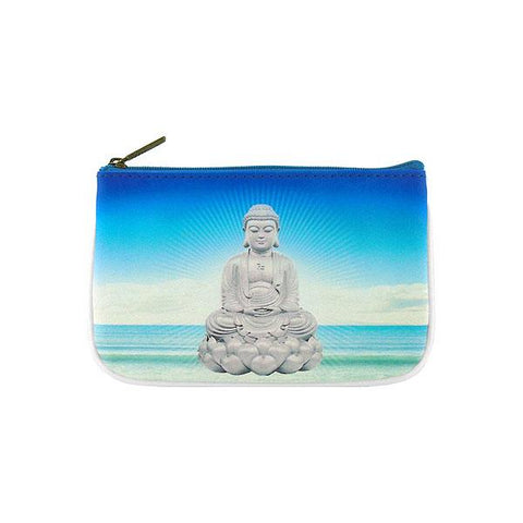 Eco-friendly, cruelty-free, ethically made vegan leather small pouch/coin purse with poetic photography & inspiration quote print by Mlavi. Wholesale at www.mlavi.com