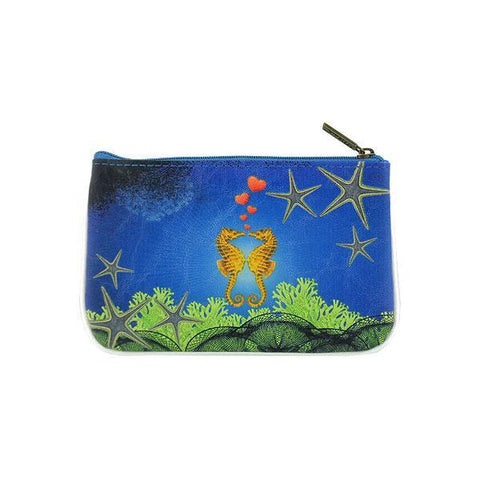 Mlavi Eco-friendly, cruelty-free, ethically made small pouch/coin purse with vintage style pinup girl style mermaid print. Great for everyday use, travel or as gift for family & friends. Wholesale at www.mlavi.com to gift shop, clothing & fashion accessories boutiques, book stores worldwide.