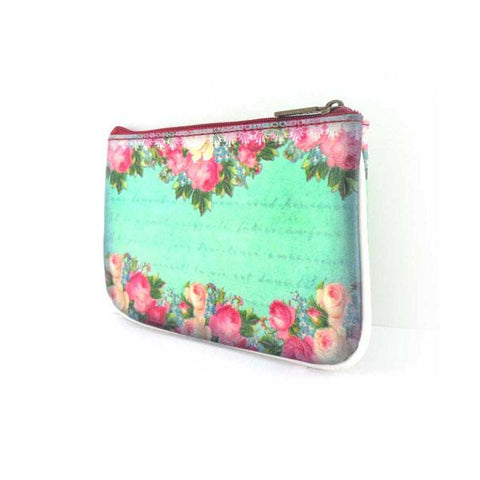 Mlavi vintage style Paris Eiffel tower vegan small pouch/coin purse made with durable, Eco-friendly vegan materials. Wholesale at www.mlavi.com