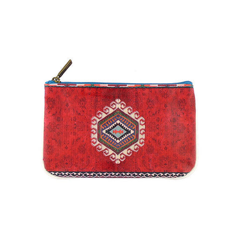 Mlavi Bohemian style Turkish pattern print vegan small pouch/coin purse Great for everyday use & gift idea for family & friends. Wholesale at www.mlavi.com