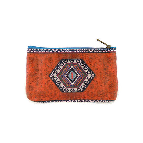 Mlavi Bohemian style Turkish pattern print vegan small pouch/coin purse Great for everyday use & gift idea for family & friends. Wholesale at www.mlavi.com