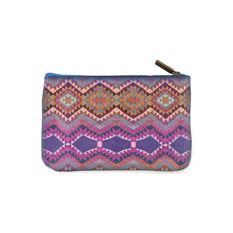 Mlavi Bohemian style Turkish pattern print vegan small pouch/coin purse Great for everyday use & gift idea for family & friends. Wholesale at www.mlavi.com