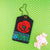Mlavi vegan leather luggage tag for women with Ukrainian poppy flower & embroidery pattern print. Great for everyday use & a unique gift for yourself & family & friends. More Ukraine themed bags, wallets & other fashion accessories are available for wholesale at www.mlavi.com for gift shop & boutique buyers worldwide.