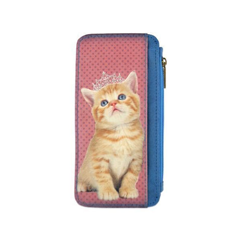 Eco-friendly, cruelty-free, ethically made vegan cardholder with adorable cat print by Mlavi Studio. Great for everyday use or as gift for family & friends. Wholesale at www.mlavi.com to gift shop, clothing & fashion accessories boutiques, book stores.