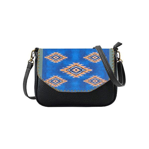 Mlavi Studio's whimsical vegan cross body bag/clutch with Bohemian style Moroccan pattern print. It's roomy enough to hold wallet, smart phone and small personal items like key and lip balm. Wholesale at www.mlavi.com for gift shops, fashion accessories & clothing boutiques, museum stores worldwide.