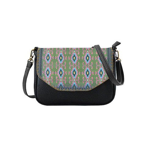 Mlavi's Eco-friendly, cruelty-free vegan Turkish textile pattern print cross body bag/clutch. It's versatile for everyday use & as gift for family & friends. Wholesale at www.mlavi.com to gift shop, clothing & fashion accessories boutique worldwide.