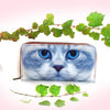 BW-CAT001: Cat large zipper wallet