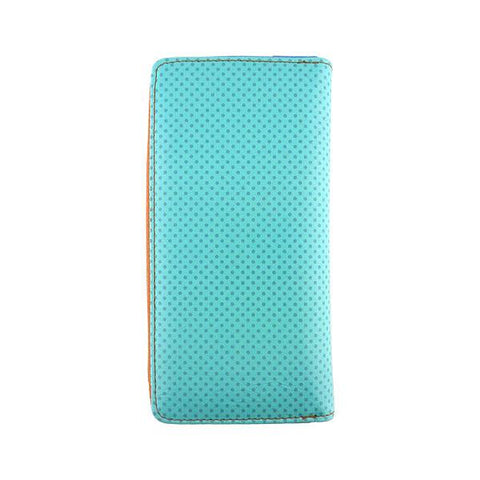 Eco-friendly, cruelty-free, ethically made vegan/faux leather large zipper wallet with cute big blue eye cat print by Mlavi Studio. It can carry smart phone & passport. Wholesale at www.mlavi.com for gift shops, fashion accessories & clothing boutiques in Canada, USA & worldwide.
