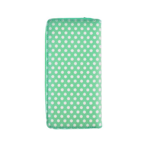 Eco-friendly, cruelty-free, ethically made vegan/faux leather large zipper wallet with cute big blue eye cat print by Mlavi Studio. It can carry smart phone & passport. Wholesale at www.mlavi.com for gift shops, fashion accessories & clothing boutiques in Canada, USA & worldwide.