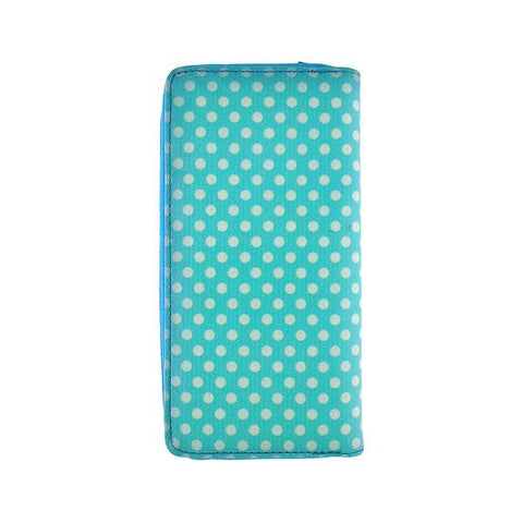 Eco-friendly, cruelty-free, ethically made vegan/faux leather large zipper wallet with cute big blue eye cat print by Mlavi Studio. It can carry smart phone & passport. Wholesale at www.mlavi.com for gift shops, fashion accessories & clothing boutiques in Canada, USA & worldwide.
