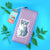 Eco-friendly, cruelty-free, ethically made vegan/faux leather large zipper wallet with cute big blue eye cat print by Mlavi Studio. It can carry smart phone & passport. Wholesale at www.mlavi.com for gift shops, fashion accessories & clothing boutiques in Canada, USA & worldwide.