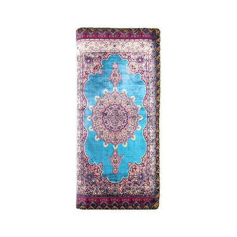 Mlavi Eco-friendly, cruelty-free Turkish textile pattern print vegan large flat wallet. Great for everyday use & as a unique gift for family & friends. Wholesale available at www.mlavi.com for gift shops, fashion accessories & clothing boutiques in Canada, USA & worldwide.