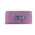 Mlavi horse print vegan leather large zipper closure wallet