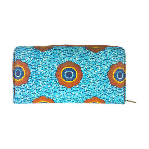 Eco-friendly, cruelty-free, ethically made rhino print vegan leather large zipper closure wallet by Mlavi Studio. Great for everyday use or as gift for animal loving family & friends. Wholesale at www.mlavi.com