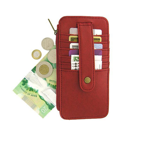 Eco-friendly, cruelty-free, ethically made vegan cardholder with Mexican retro calendar pinup girl print by Mlavi Studio. Great for everyday use or as gift for family & friends. Wholesale at www.mlavi.com to gift shop, clothing & fashion accessories boutiques, book stores.
